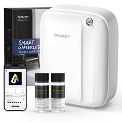CACAFSFY waterless diffuser front view showing slim, modern design for large spaces