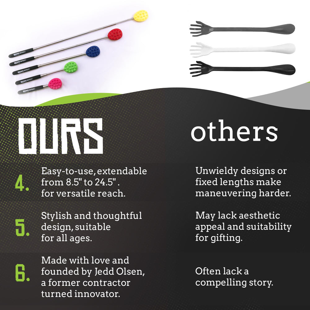 Cactus Scratcher ergonomic long-reach tool for comfortable reach