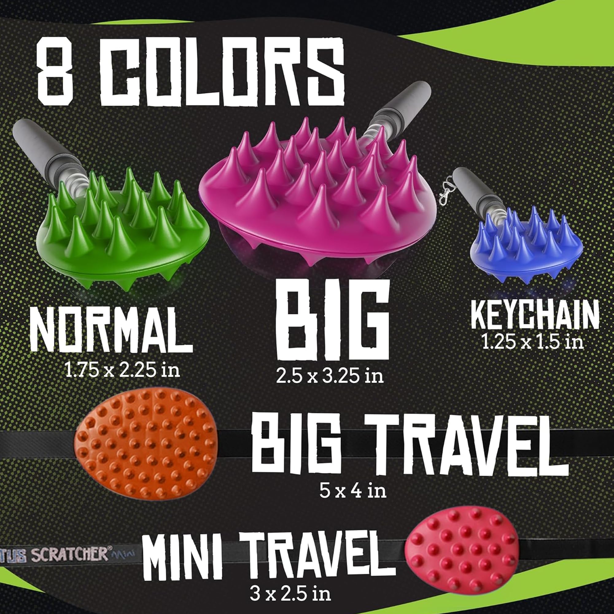 Cactus Scratcher requires no batteries or assembly for quick use.