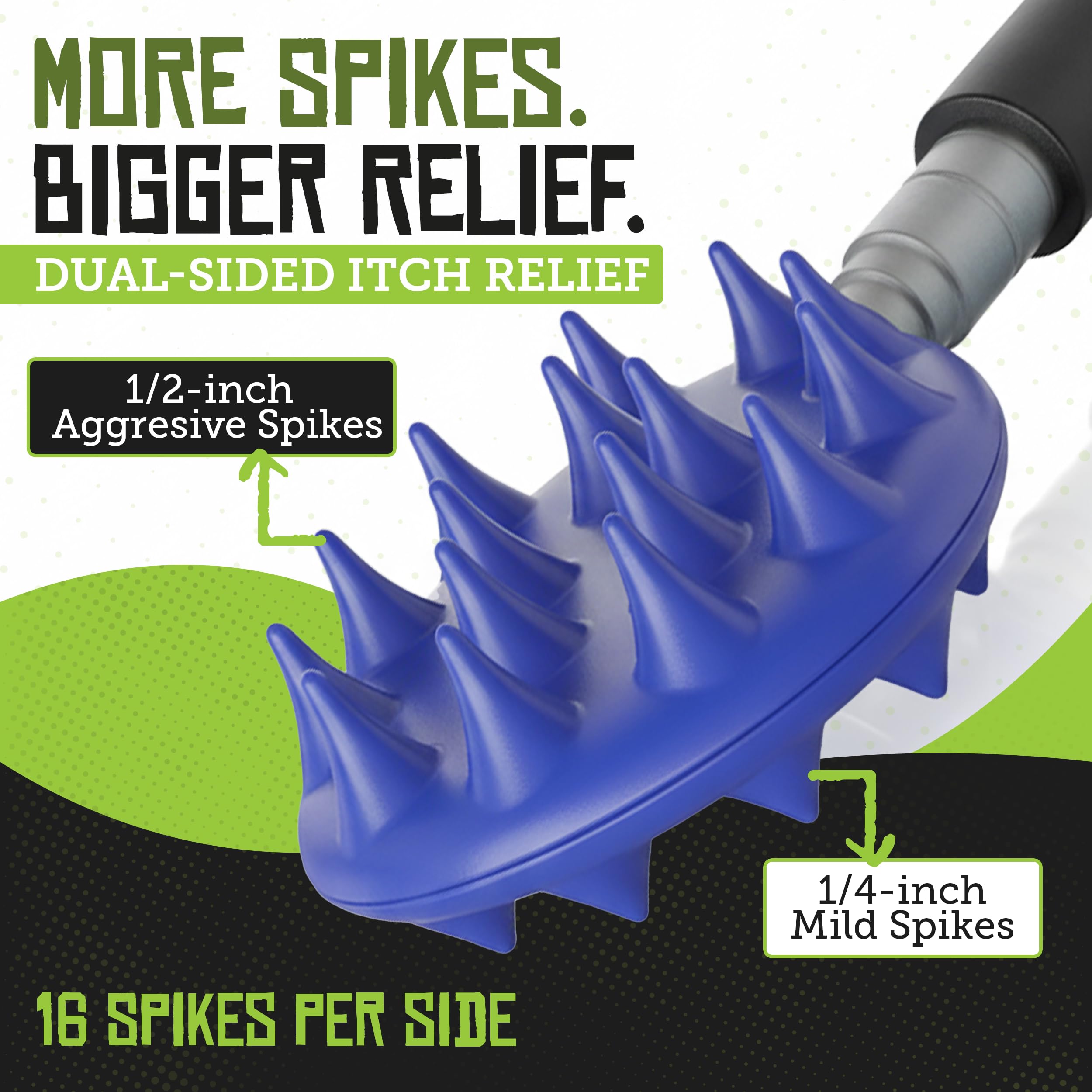 Cactus Scratcher telescopic design for smooth extension along the spine.