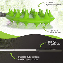 Cactus Scratcher demonstrates dual-ended scratching options for different textures.