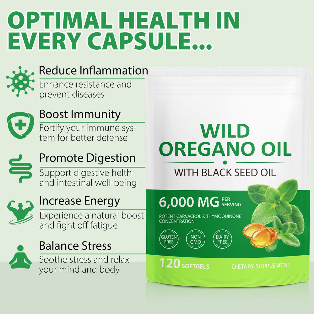 Cacukn Organic oregano oil softgels pack for easy daily intake