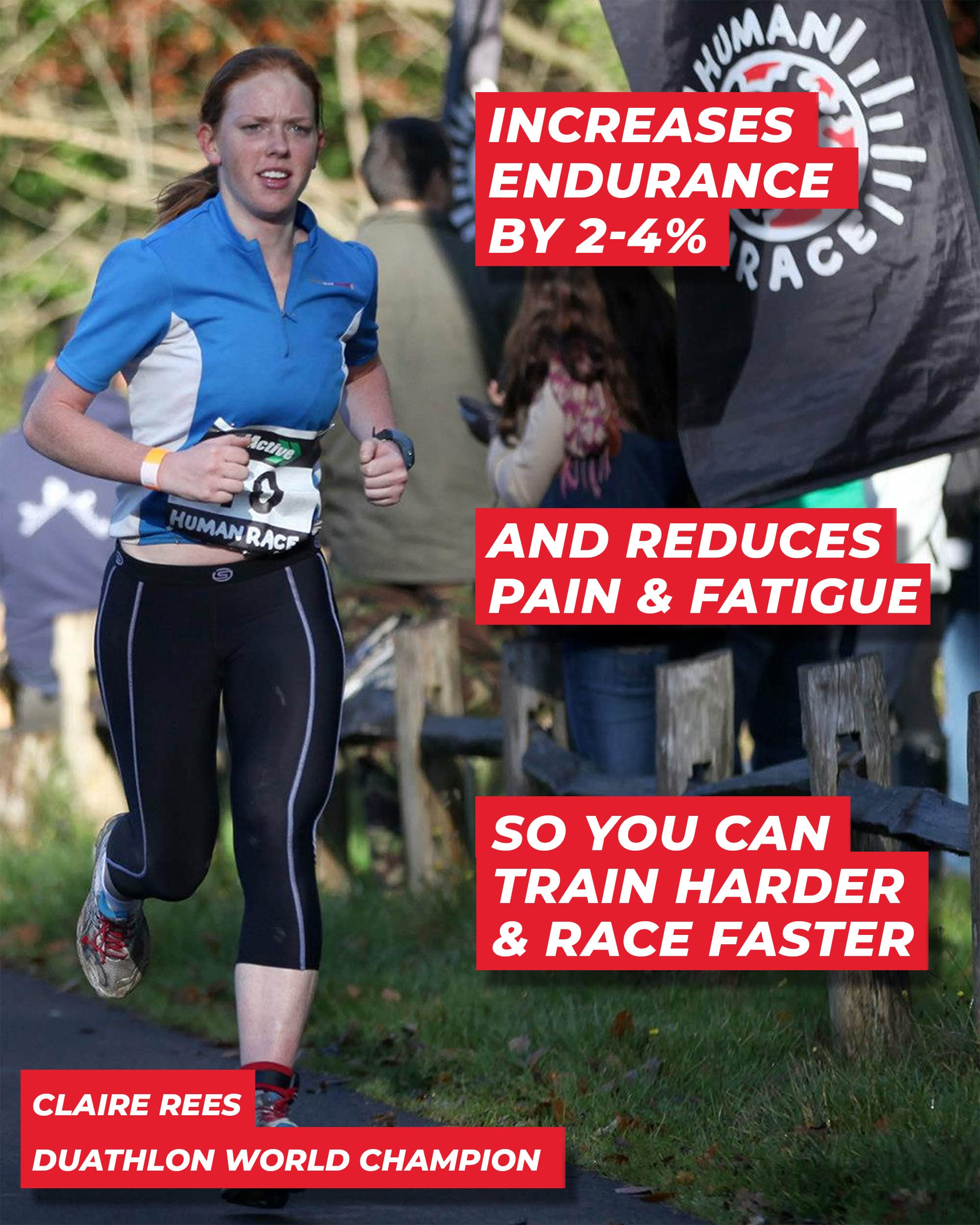 Caffeine Bullet Mint Energy Chews in hand for an instant caffeine boost during a run.