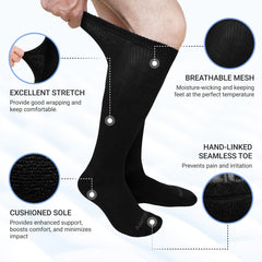 CaiDieNu conjunto 3 pares calcetines diabeticos para uso diario