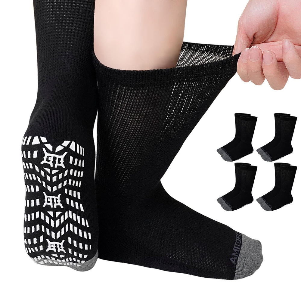 CaiDieNu non-slip socks with grip bottom for safer indoor movement.