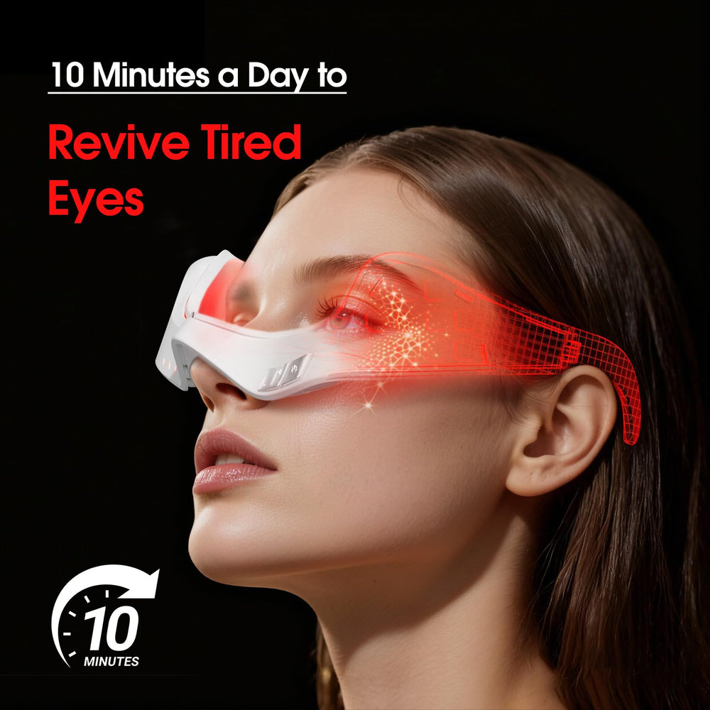 CAIREG folded compact design fits in bag for travel-friendly eye therapy sessions.