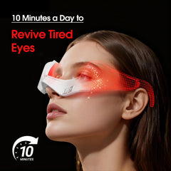 CAIREG folded compact design fits in bag for travel-friendly eye therapy sessions.