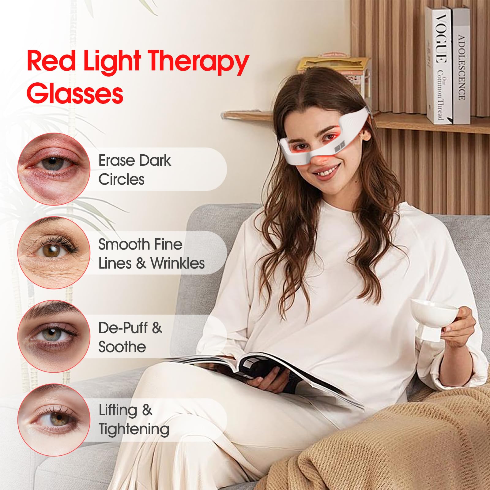 CAIREG three-stage intensity controls with accessible buttons for personalized treatments.