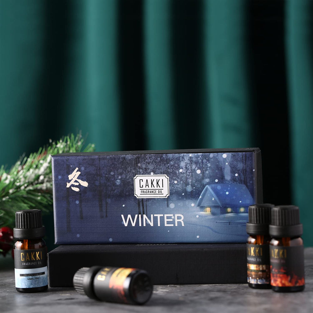CAKKI Winter Collection packaging and droplets demonstrate premium craftsmanship.