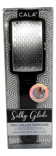 Cala Silky Glide Pro wide surface for fast removal of tough calluses.
