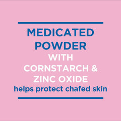 Caldesene powder applied to affected areas provides a protective barrier.