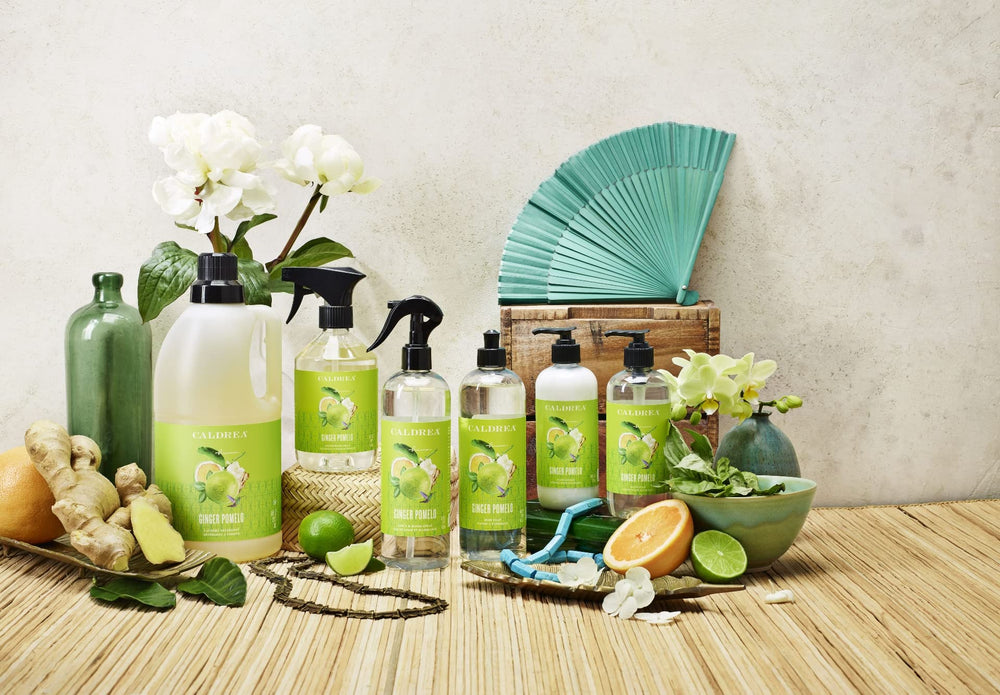 Vela Caldrea Ginger Pomelo como elemento decorativo que perfuma el hogar