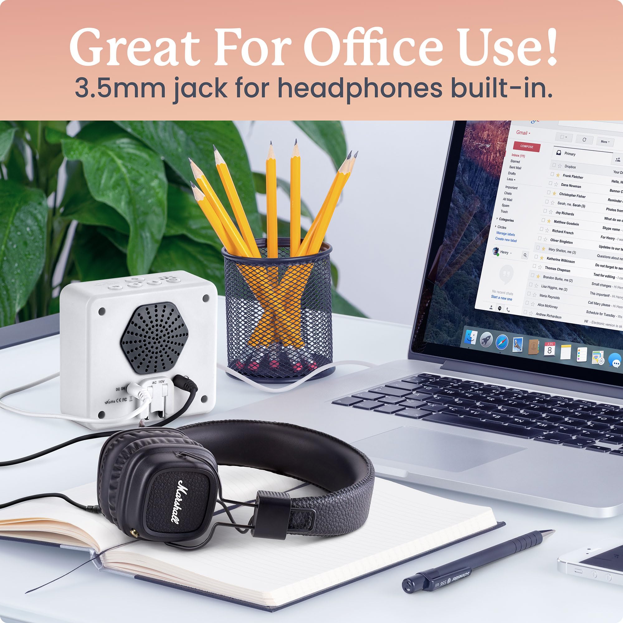 Calm Me ideal for nurseries and offices to improve privacy