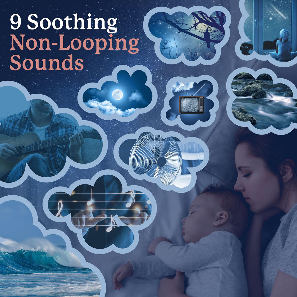 Calm Me sound options including ocean waves for versatile relaxation