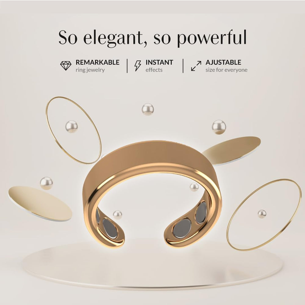 CALMI wearable wellness ring integrates into daily self-care routines.