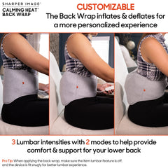 Calming Comfort portable power pack keeps the wrap charged during travel.