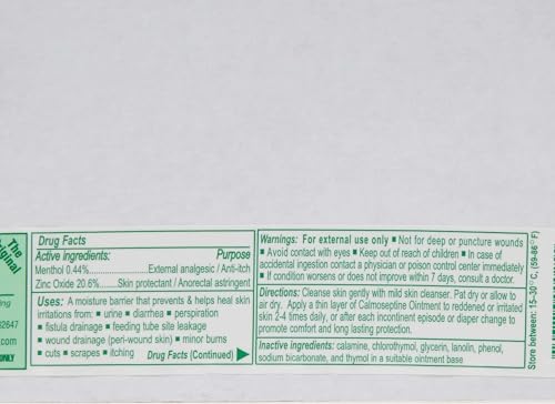 Close-up image illustrating Calmoseptine barrier protection on skin