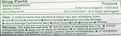 Calmoseptine closeup showing texture and tingling relief