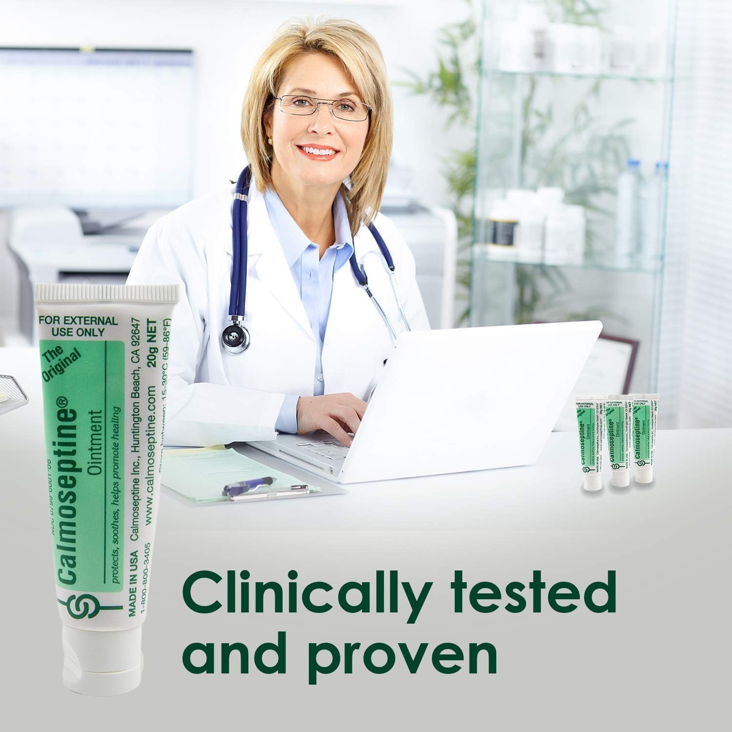 Calmoseptine tube in diaper bag ready for rash relief and comfort