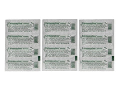 Calmoseptine foil packet setup illustrates single-use care for moisture-prone areas.