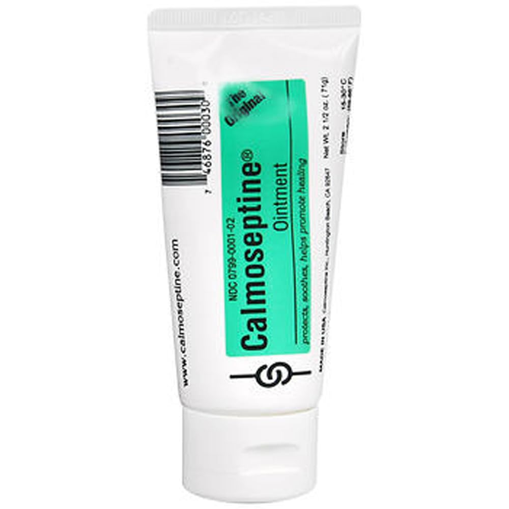 Calmoseptine Ointment 2.5 oz tube for easy on-the-go skin care