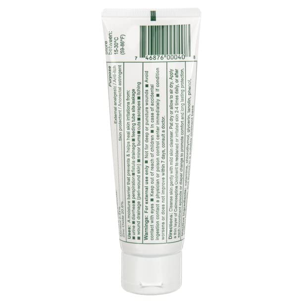 Calmoseptine texture close-up showing creamy, non-messy base for smooth skin application.