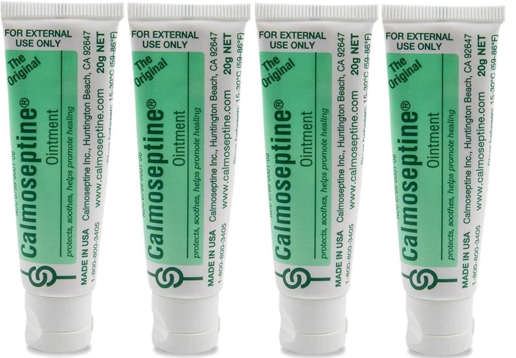 Calmoseptine ointment tube 20g travel size for quick on-the-go relief