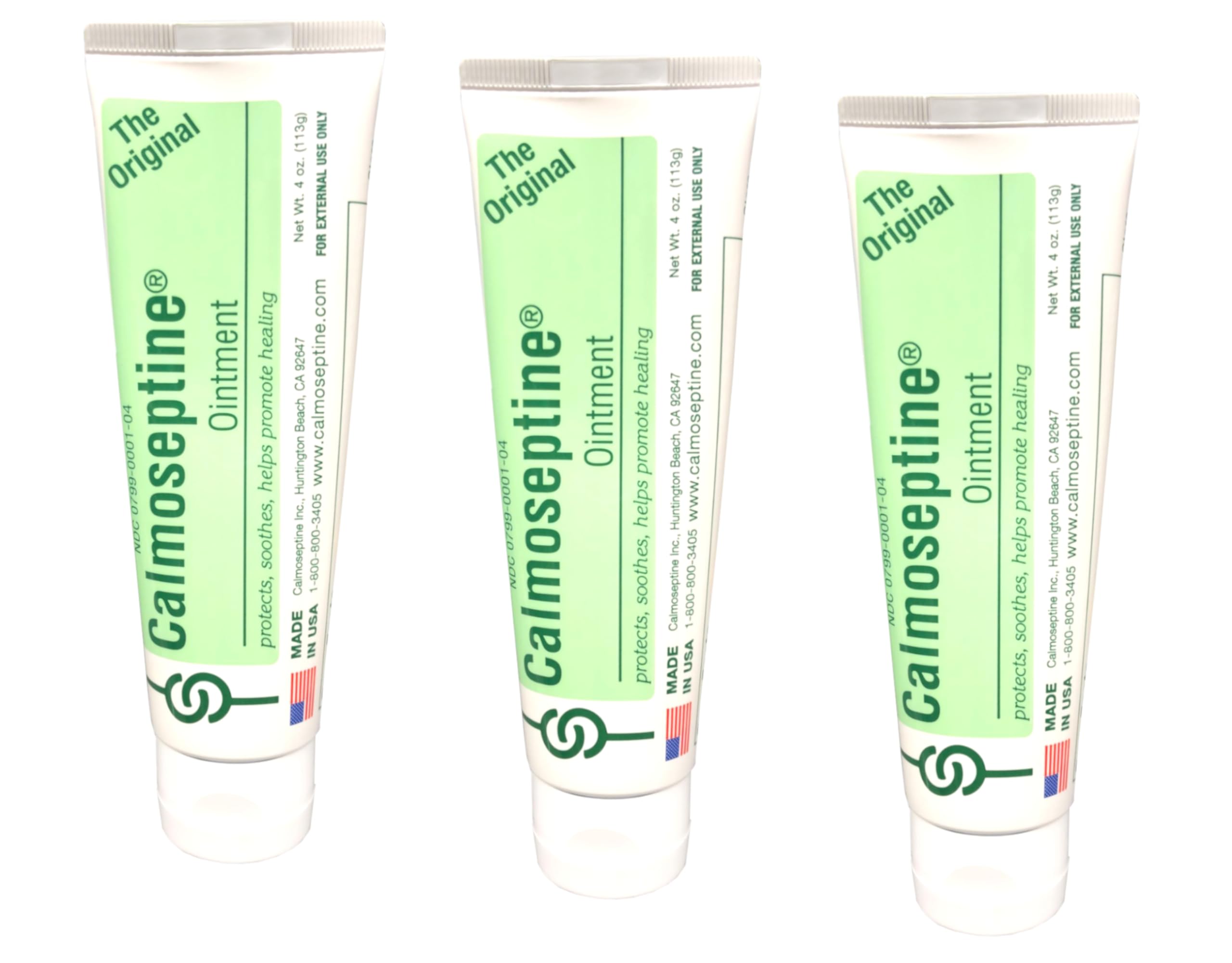 Calmoseptine ointment tube in-use scenario for everyday skin care.