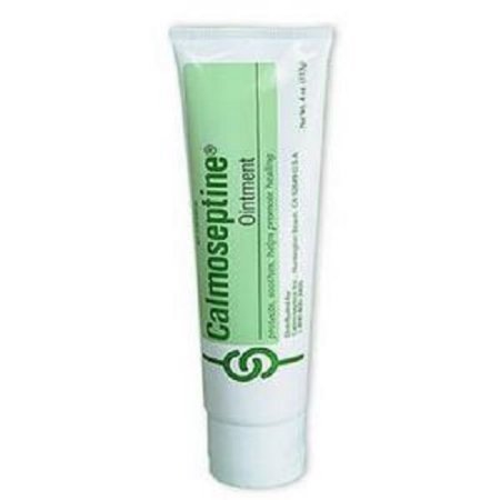 Close-up of Calmoseptine ointment texture for soothing irritated skin.