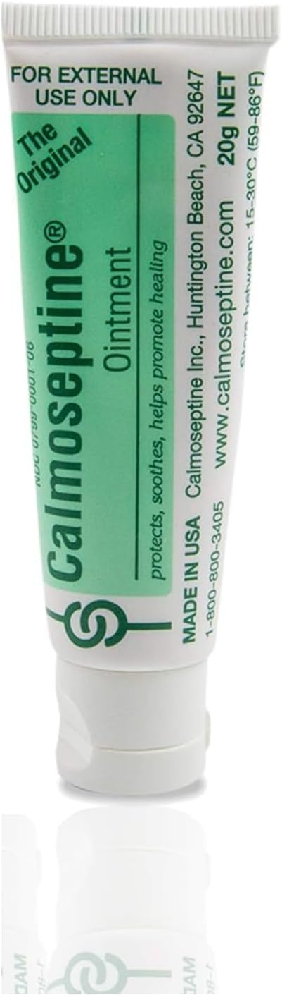 Calmoseptine tube for minor irritations may help prevent secondary infections