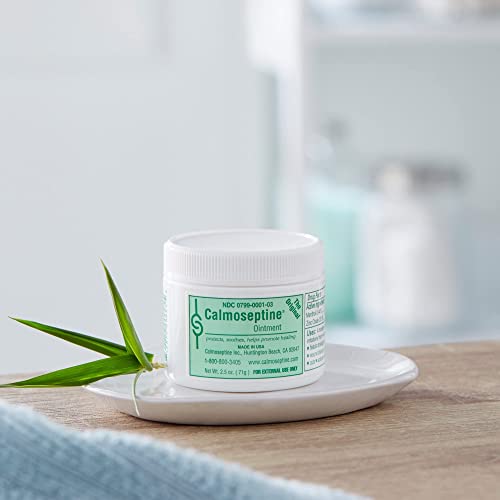 Calmoseptine applied to skin for everyday moisture barrier protection