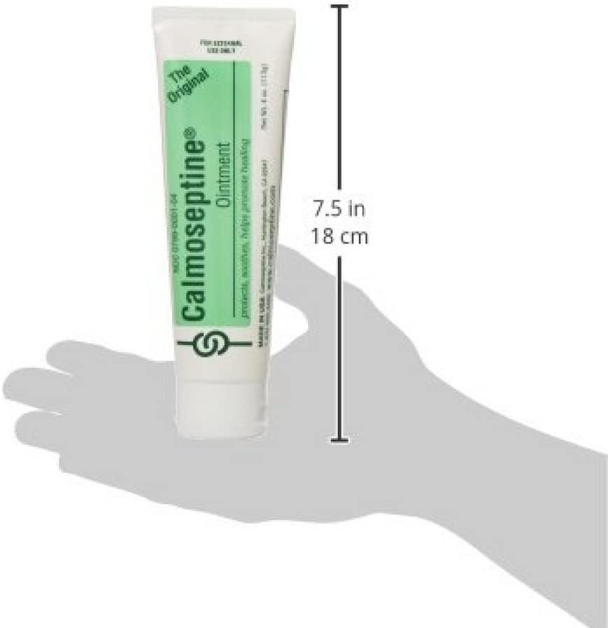 Calmoseptine tube-cap-closed signals mess-free storage and easy access.