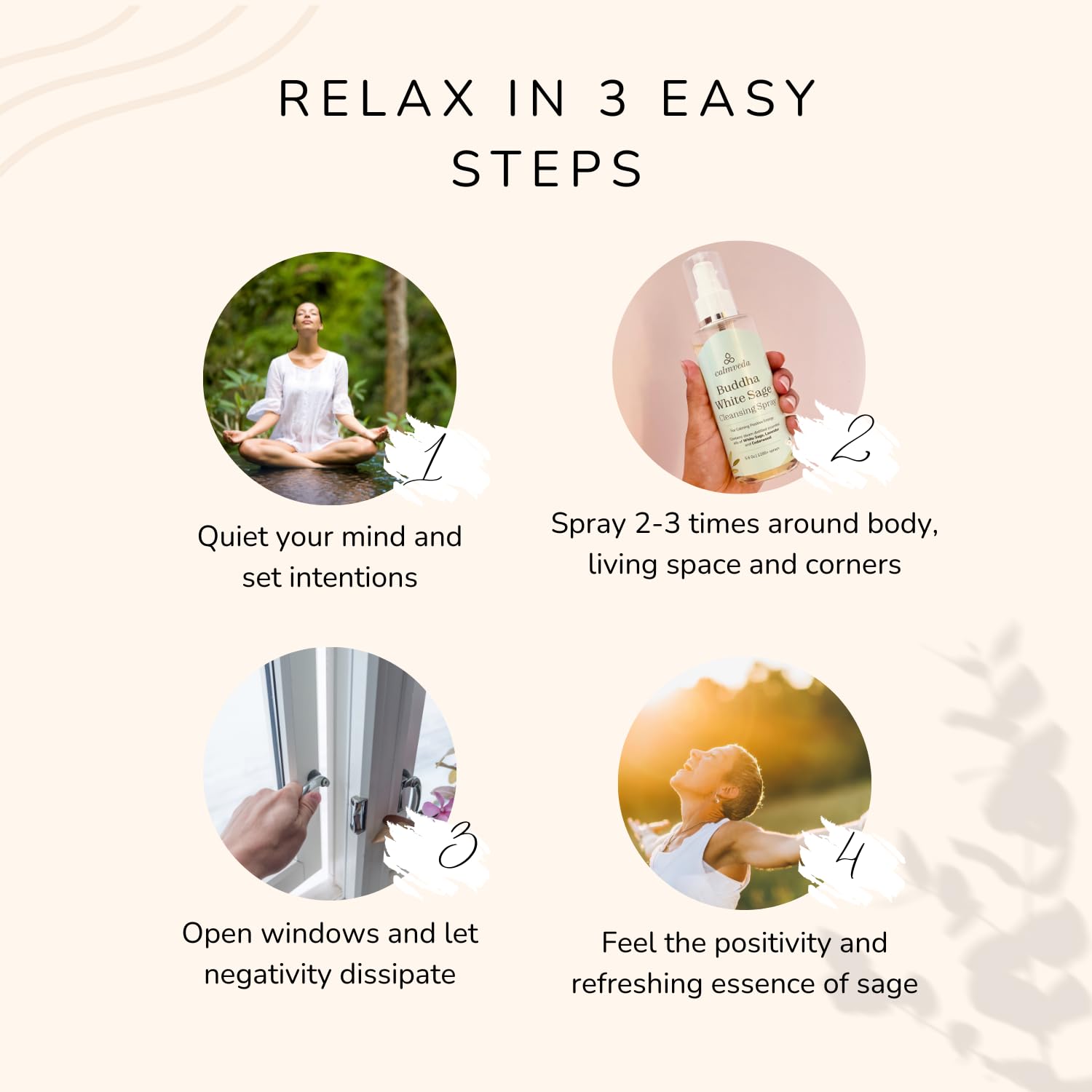 Calmveda gift-ready sage spray ideal for gifting and mindful rituals