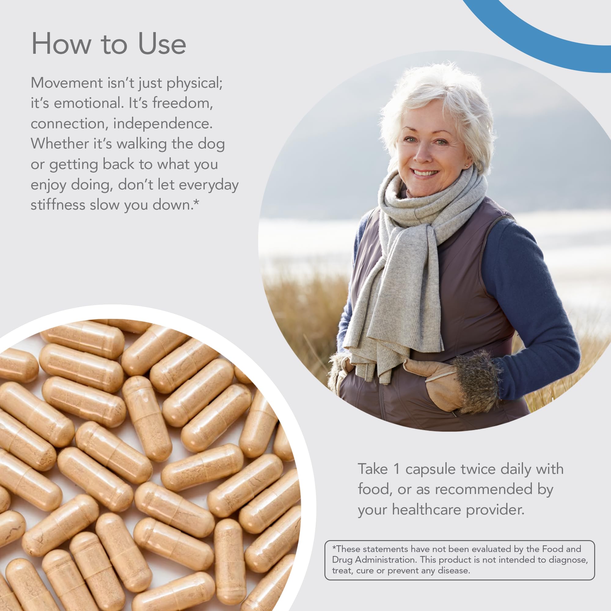 Active adult lifestyle with Cartigenix HP for flexible movement.
