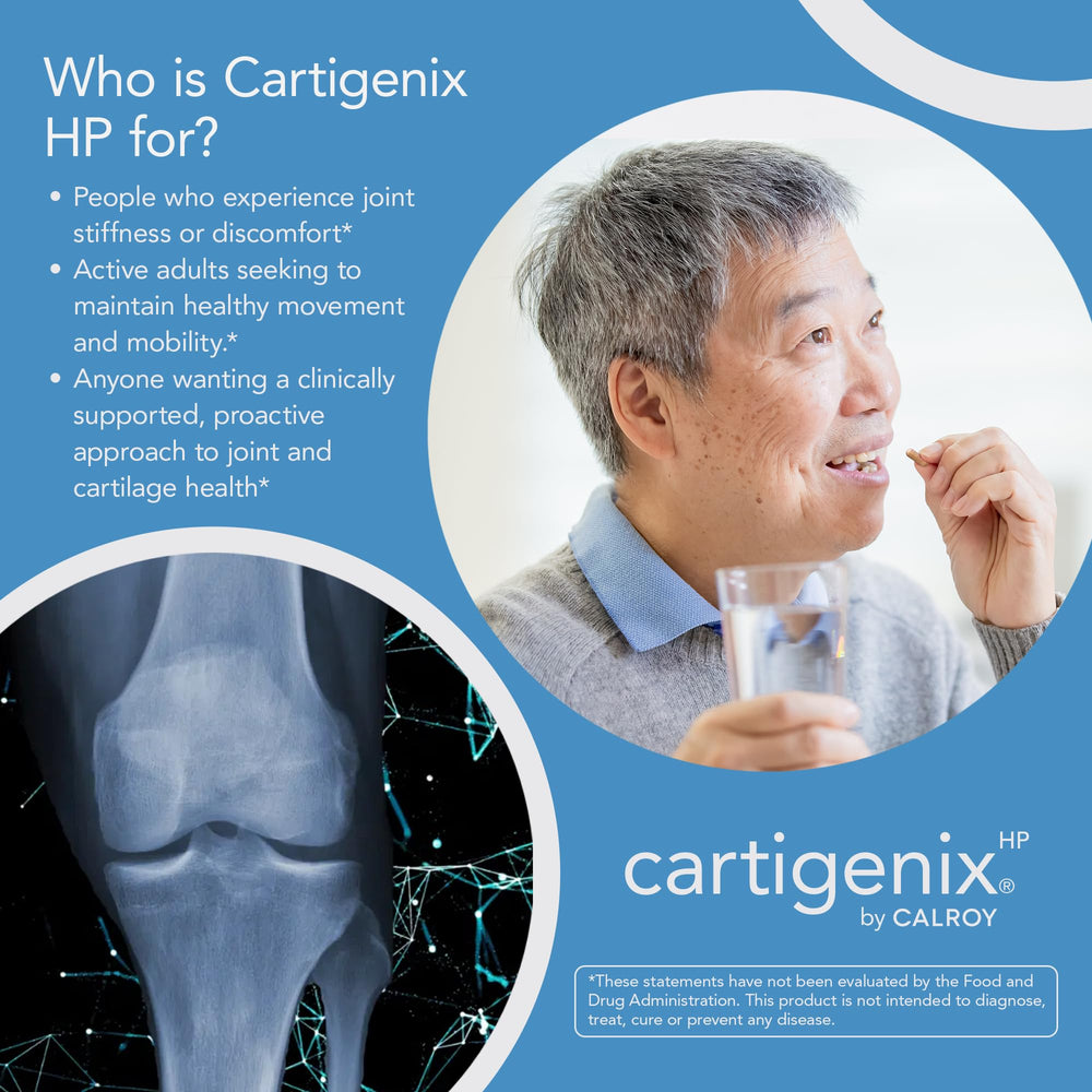 USA-made Cartigenix HP bottle label for quality assurance.
