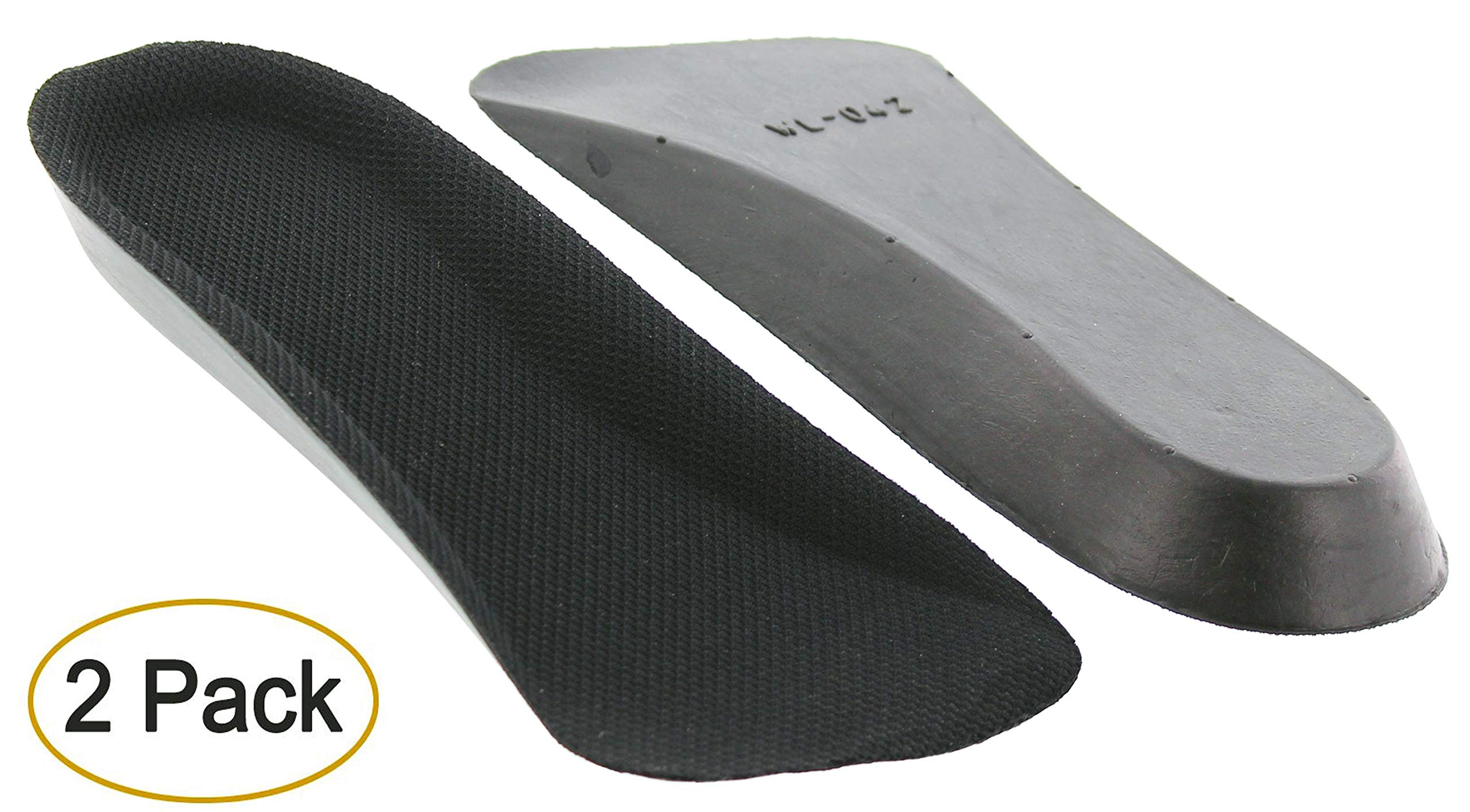 CALTO Insole loafers slip-ons compatible supports low-profile footwear with subtle height