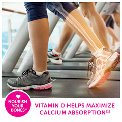 Caltrate 600 Plus D3 tablet in hand illustrates easy daily intake.