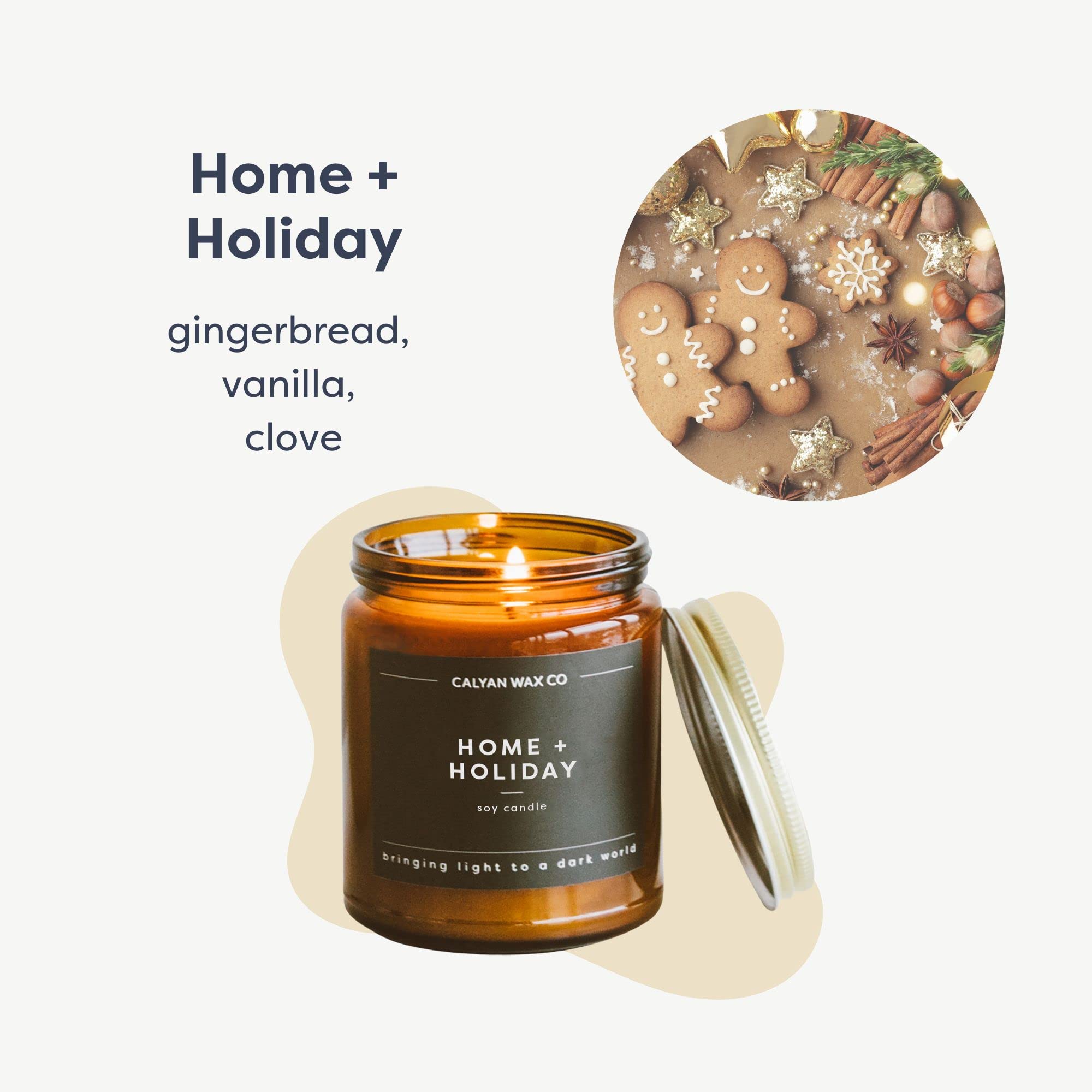 Calyan Wax Co candle with 57-hour burn highlighting long-lasting fragrance