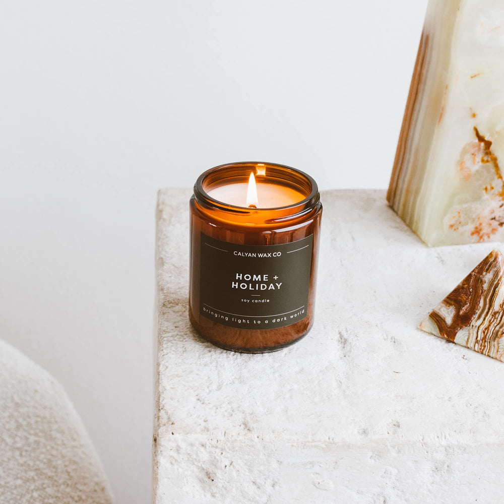 Calyan Wax Co conscious brand candle with plant-based ingredients