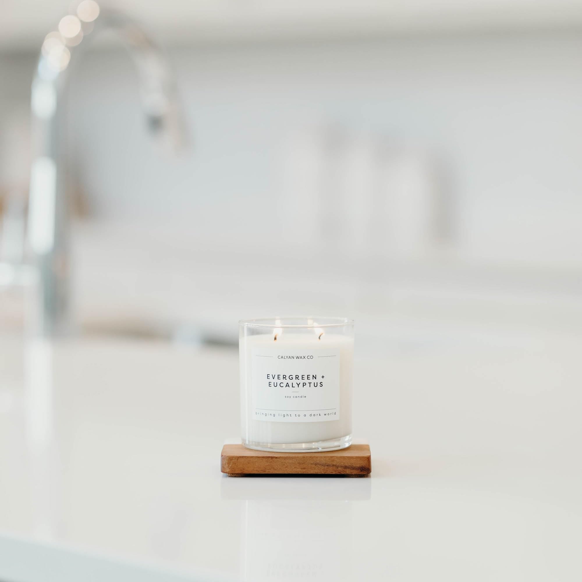 Calyan Wax Co essential oils aroma notes delivering a refined fragrance.