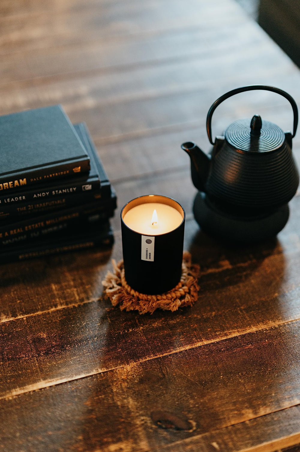 Calyan Wax Co gift-ready candle in elegant packaging for gifting.
