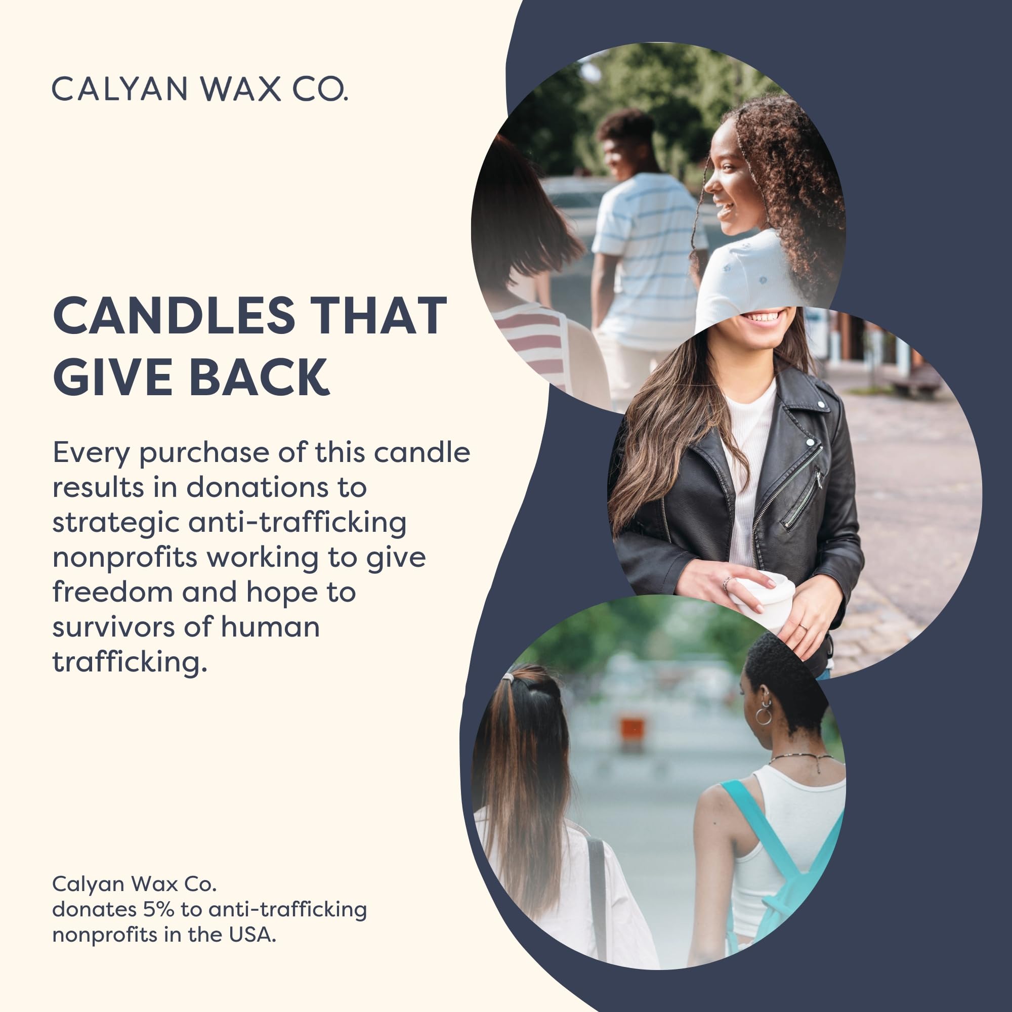 Calyan Wax Co room ambiance with candle creating cozy atmosphere