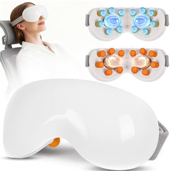 CAMLKE Eye Massager with Heat and Cooling focuses on 14 nodes for eye strain relief.