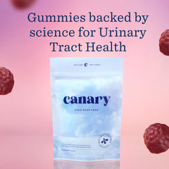 Can Canary High-Dose Hero packaging front showcases cranberry flavor and benefits.