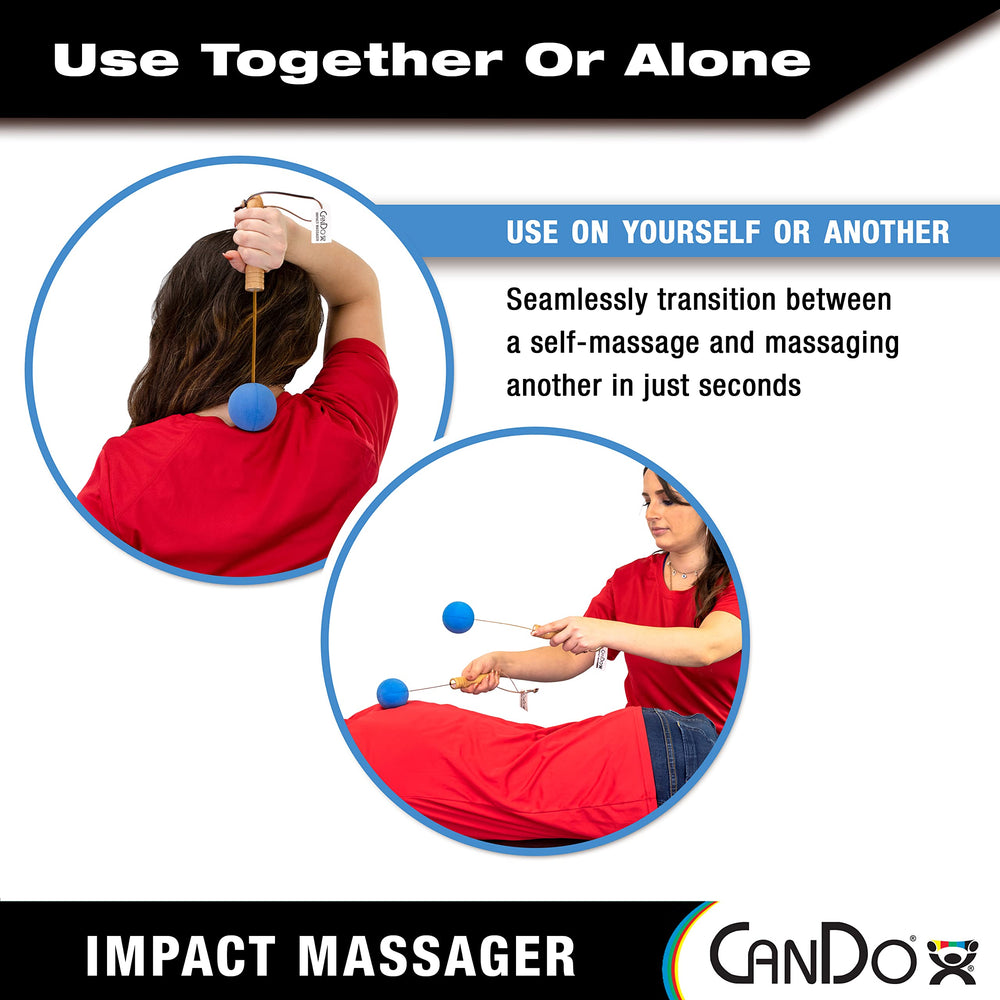 Perfect for total-body massage from neck to legs.
