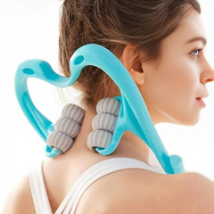 Candy Rise neck massager with 6 roller balls targeting neck relief