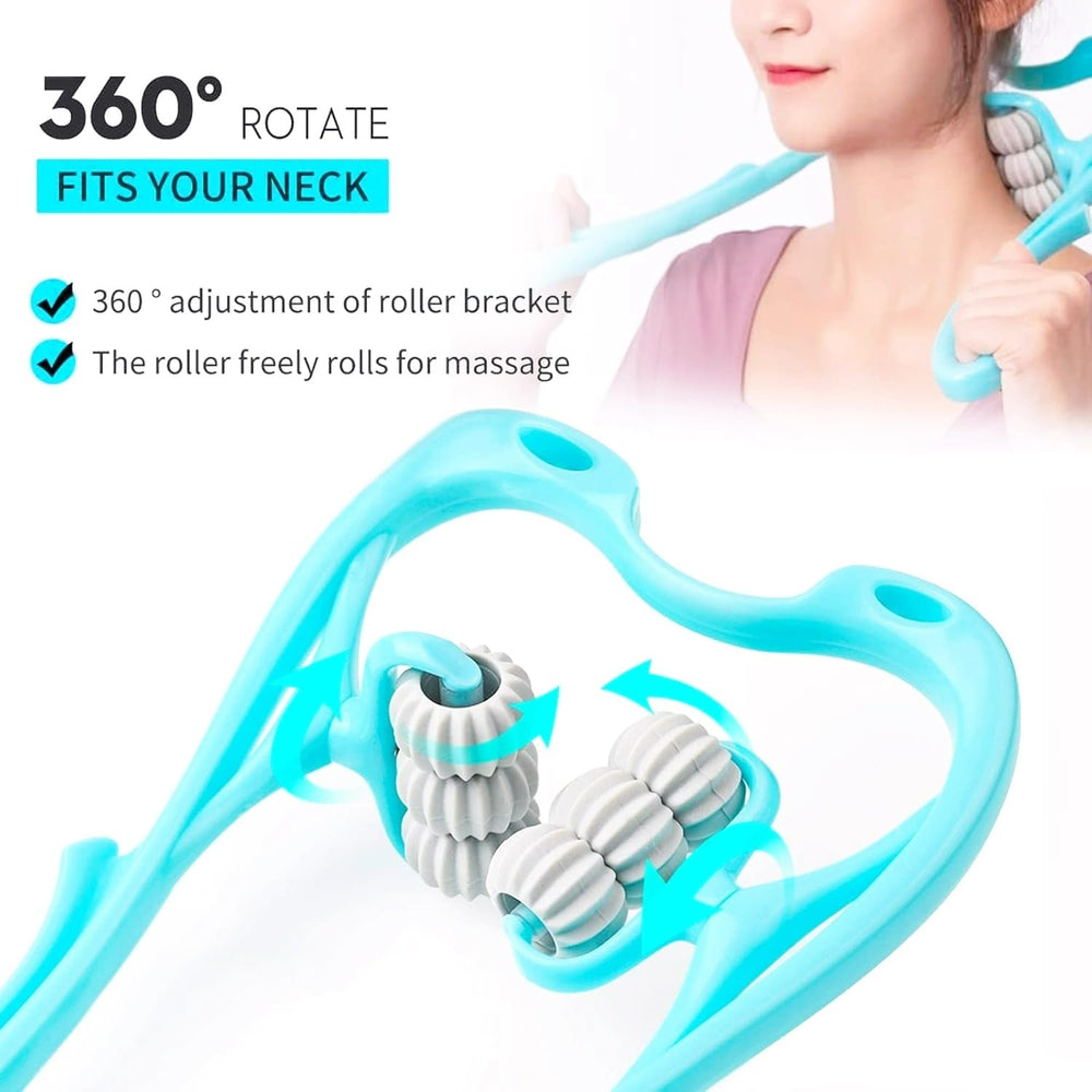 Candy Rise portable neck massager weighing 240g for on‑the‑go use