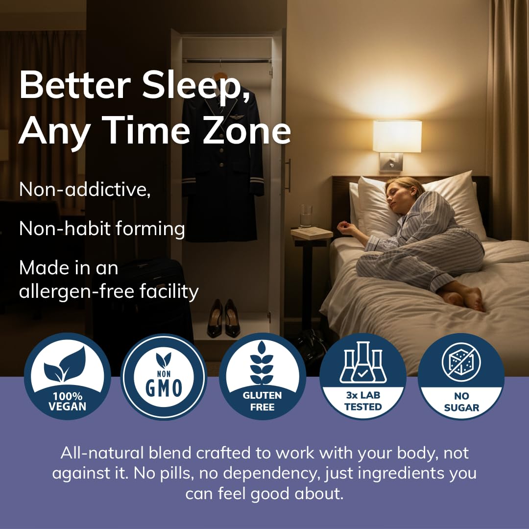 Cani Brands Sleep Spray airplane-safe label indicating easy travel