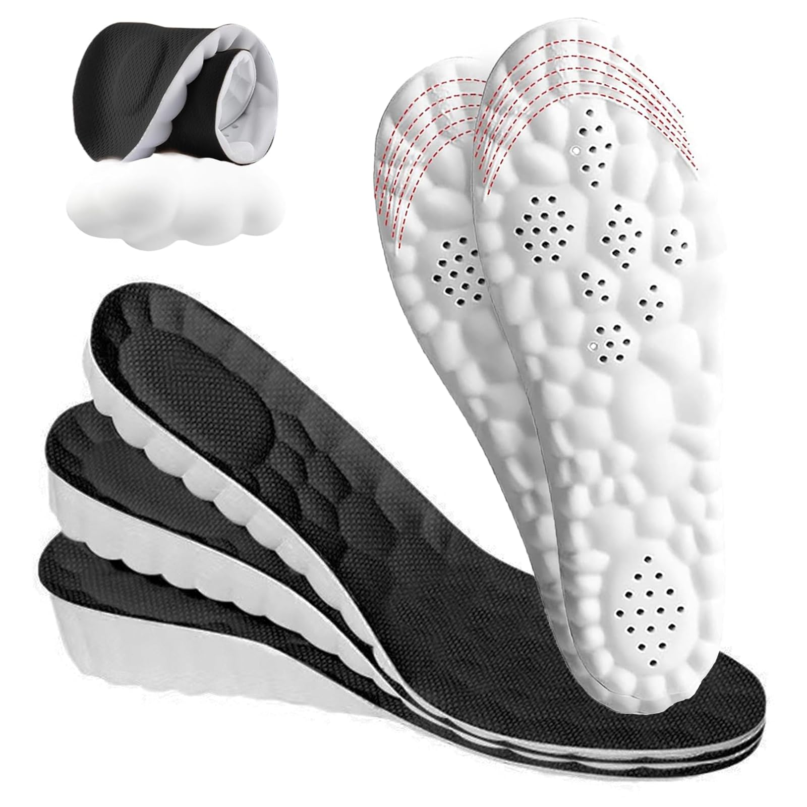 Canlaten·U 4D Cloud Height Insole forefoot cushion for daily comfort.