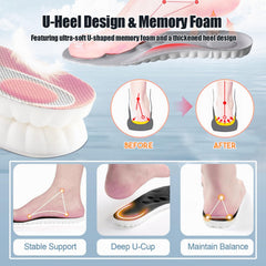 Canlaten·U height-increase insole provides 1-inch lift for boots.